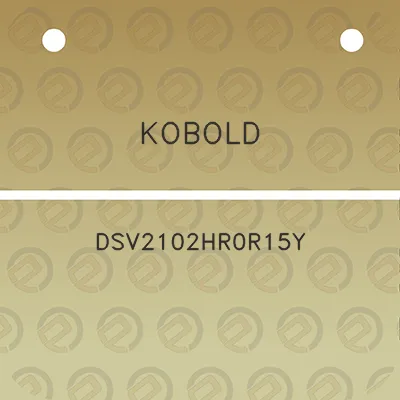 kobold-dsv2102hr0r15y