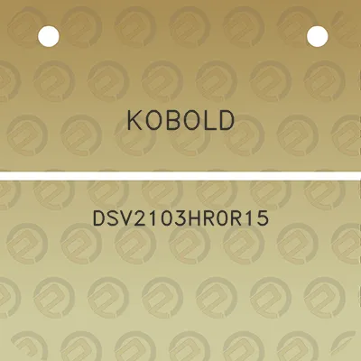 kobold-dsv2103hr0r15