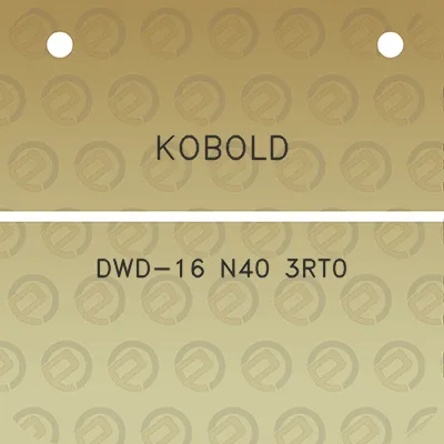 kobold-dwd-16-n40-3rt0