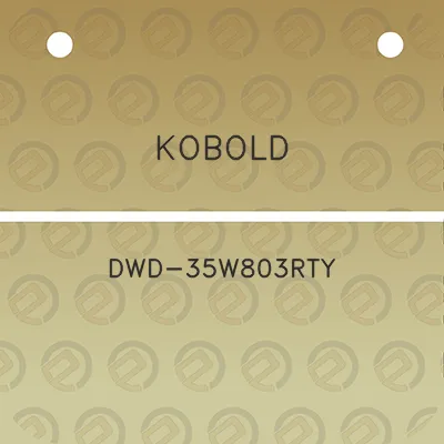 kobold-dwd-35w803rty