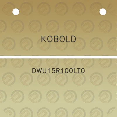 kobold-dwu15r100lt0