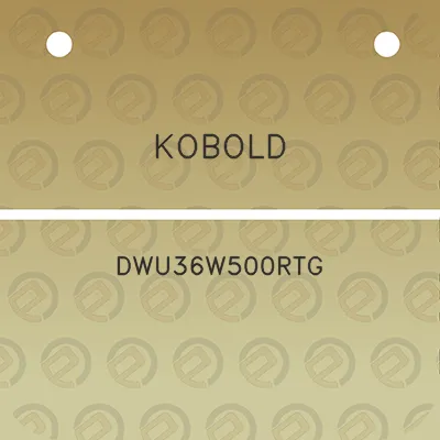 kobold-dwu36w500rtg