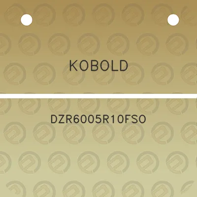 kobold-dzr6005r10fso