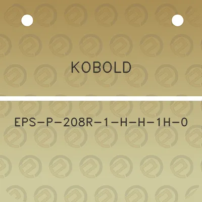 kobold-eps-p-208r-1-h-h-1h-0