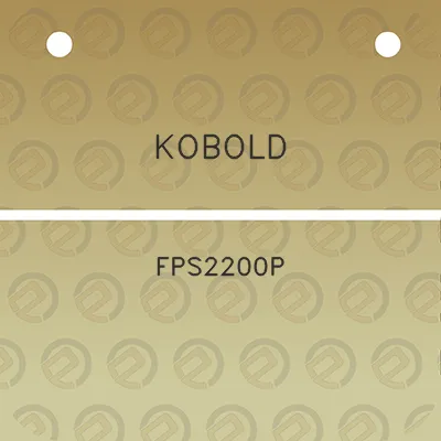 kobold-fps2200p