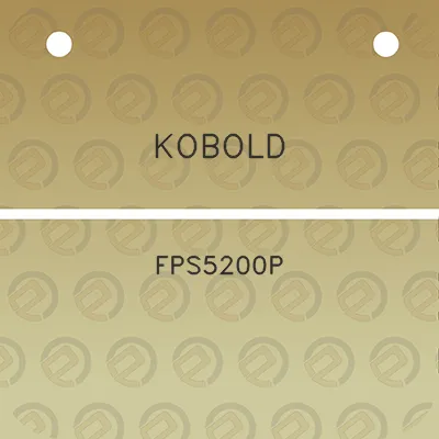 kobold-fps5200p