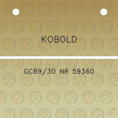 kobold-gc8930-nr-59360