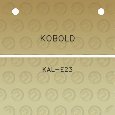 kobold-kal-e23