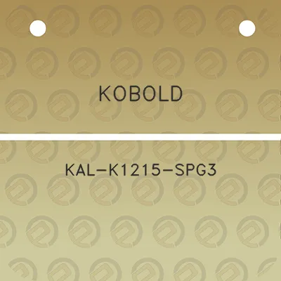 kobold-kal-k1215-spg3