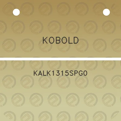 kobold-kalk1315spg0