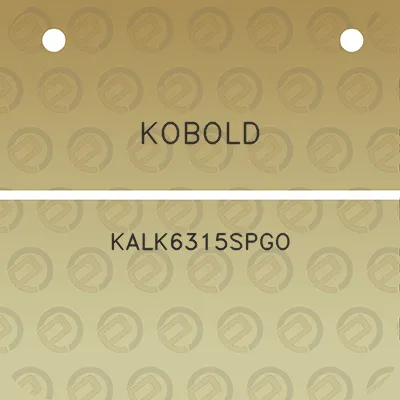 kobold-kalk6315spgo