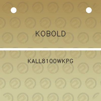 kobold-kall8100wkpg