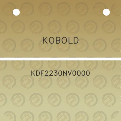 kobold-kdf2230nv0000