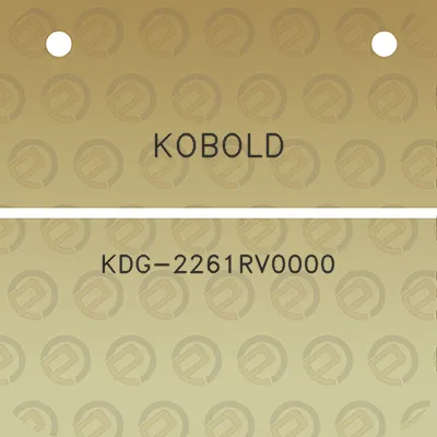 kobold-kdg-2261rv0000