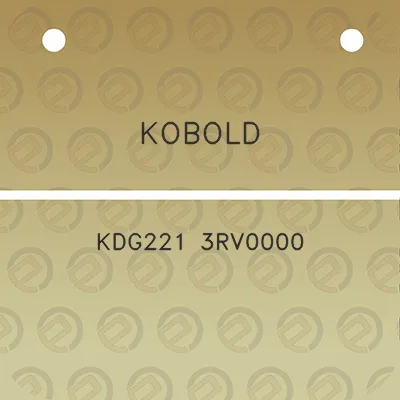 kobold-kdg221-3rv0000