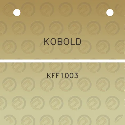 kobold-kff1003