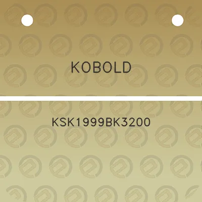 kobold-ksk1999bk3200