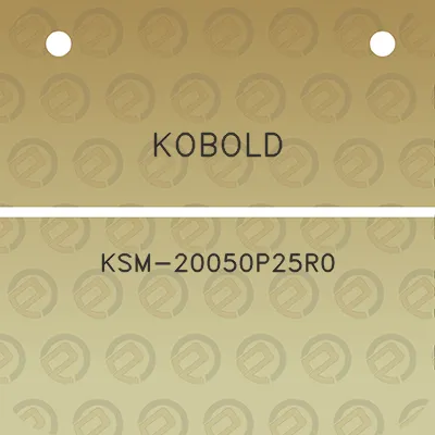 kobold-ksm-20050p25r0