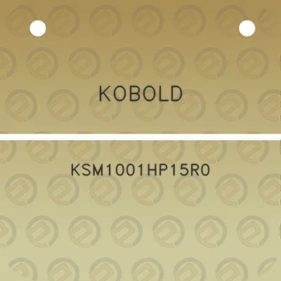 kobold-ksm1001hp15r0