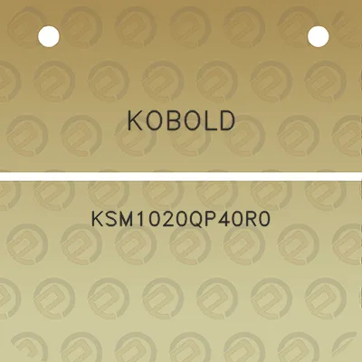 kobold-ksm1020qp40r0