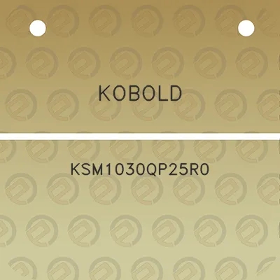 kobold-ksm1030qp25r0