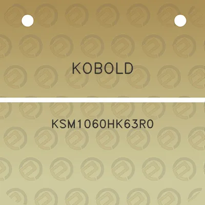 kobold-ksm1060hk63r0