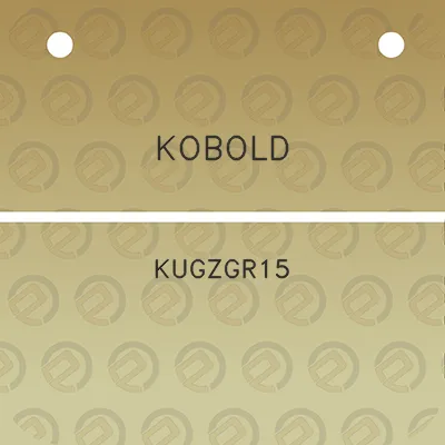 kobold-kugzgr15