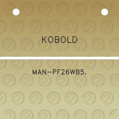 kobold-man-pf26wb5