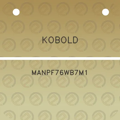 kobold-manpf76wb7m1