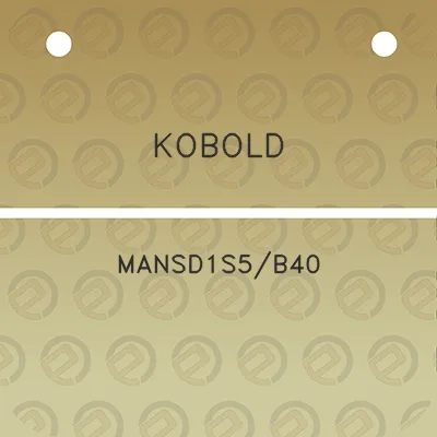 kobold-mansd1s5b40