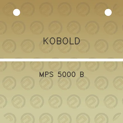 kobold-mps-5000-b