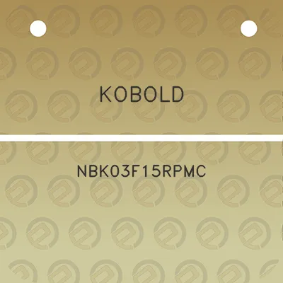 kobold-nbk03f15rpmc