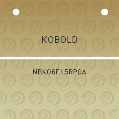 kobold-nbk06f15rp0a