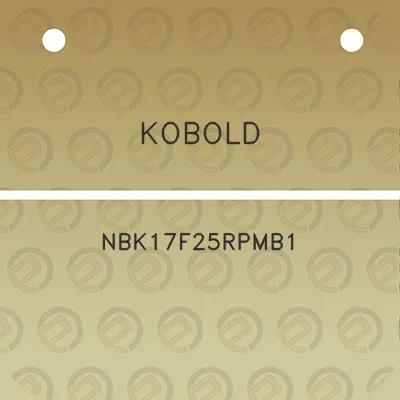 kobold-nbk17f25rpmb1