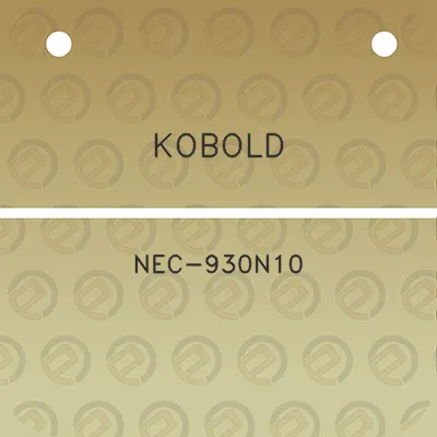 kobold-nec-930n10