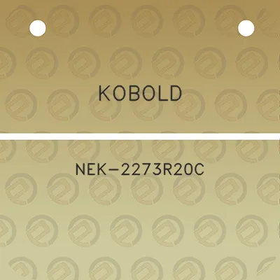 kobold-nek-2273r20c