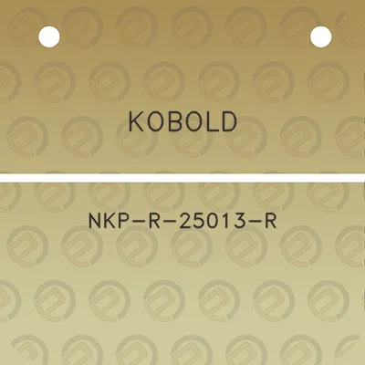 kobold-nkp-r-25013-r