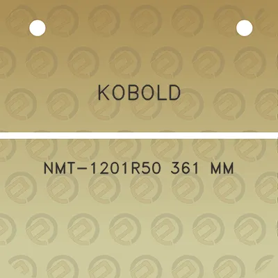 kobold-nmt-1201r50-361-mm