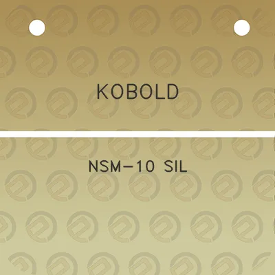 kobold-nsm-10-sil