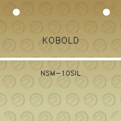 kobold-nsm-10sil