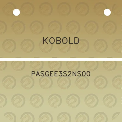 kobold-pasgee3s2ns00