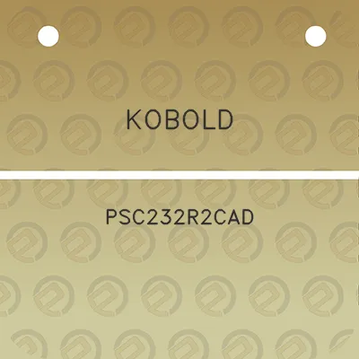 kobold-psc232r2cad