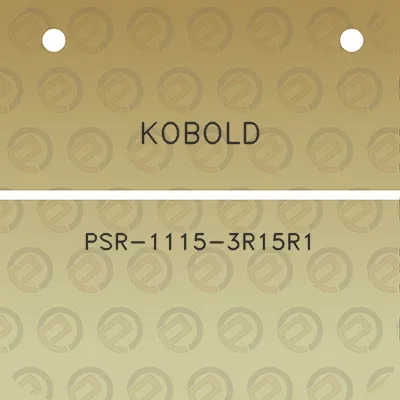 kobold-psr-1115-3r15r1