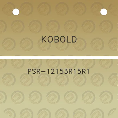 kobold-psr-12153r15r1