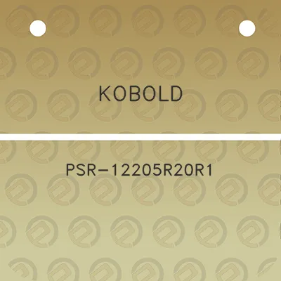 kobold-psr-12205r20r1