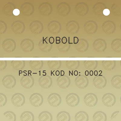 kobold-psr-15-kod-no-0002