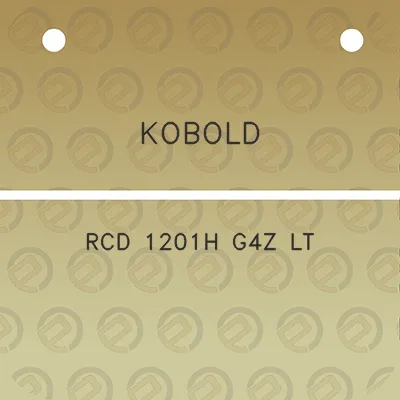 kobold-rcd-1201h-g4z-lt