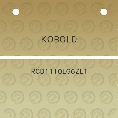 kobold-rcd1110lg6zlt