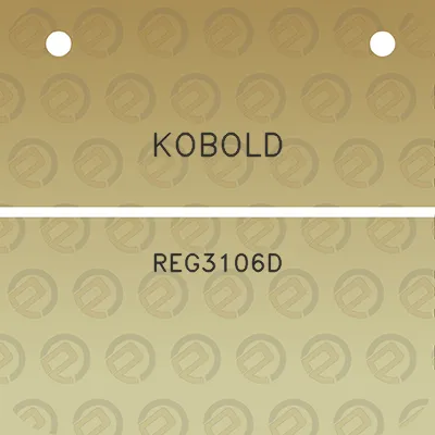 kobold-reg3106d