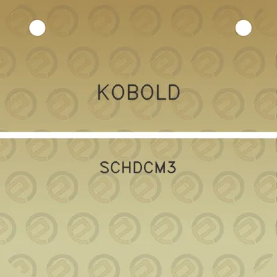 kobold-schdcm3